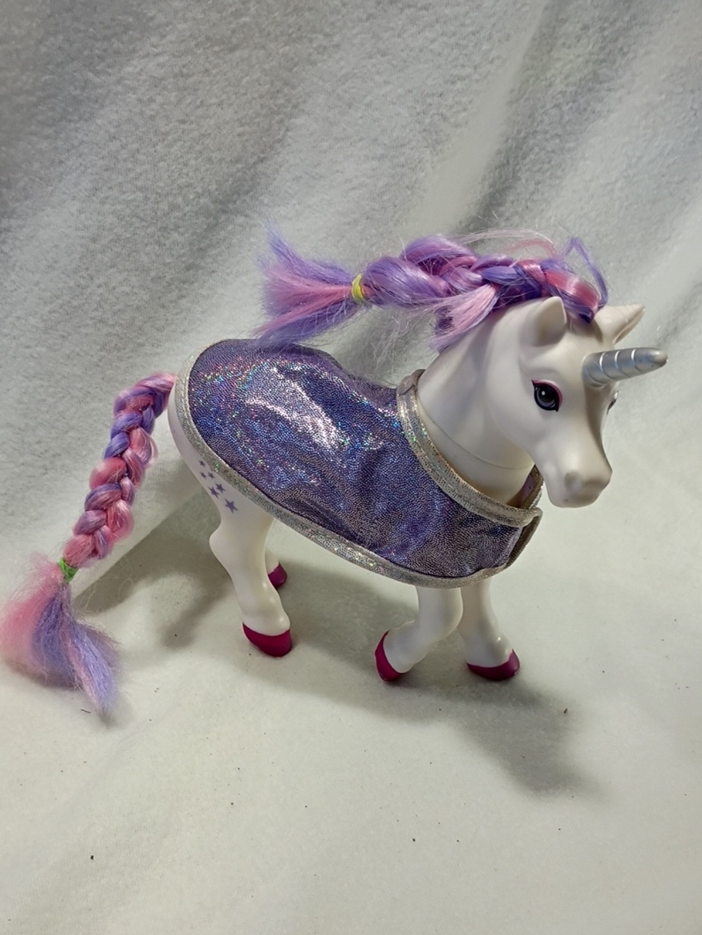 EUC Breyer Horses Luna Bath Time Unicorn 2017 Purple Pink